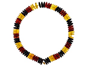 Amber 7x4mm Rondelle Bead Strand Approximately 8" in Length.