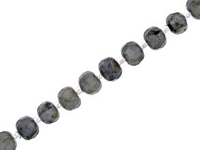 Labradorite 6x8mm Faceted Rondelle Bead Strand Approximately 14-15" in Length