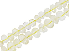 Lemon Quartz 8-12mm Tumble Bead Strand Set of 2