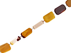 Mookaite 9x10-12mm Rectangle Bead Strand Approximately 13-14" in Length