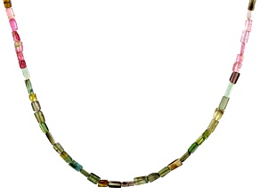 Multi-Tourmaline 5x2mm Nugget Bead Strand Approximately 18" in Length
