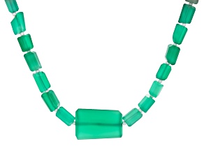 Green Onyx 10x14mm-17x25mm Faceted Nugget Bead Strand Approximately 15-16" in Length