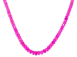 Magenta Opal 5mm Rondelle Approximately 15-16" in Length