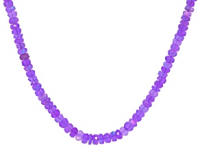 Violet Opal 5mm Rondelle Approximately 15-16" in Length
