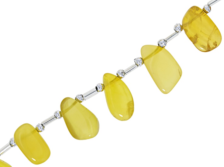 Golden Opal 10x8-20x12mm Top Drilled Tumble Bead Strand Approximately 15-16" in Length