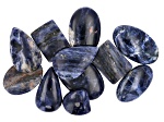 Sodalite Cabochon Assorted Size and Shape 1/4lb Mix