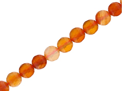 2-3MM ORANGE CARNELIAN GEMSTONE ROUND LOOSE BEADS 15/"