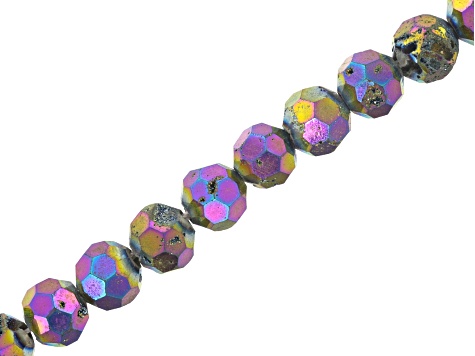 8mm Natural Rose Quartz Round Beads With Inclusions 15” Strand Oz Seller