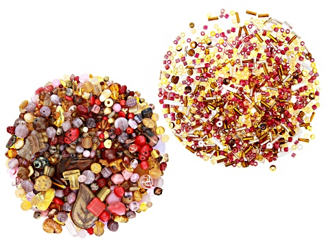 soda 1oz assorted bead seed shapes beads mix cream 1lb czech bag glass jtv