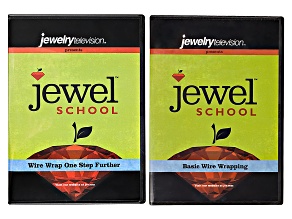 Jewel School® Basic Wire Wrapping DVD and Wire Wrap One Step Further DVD Set of 2