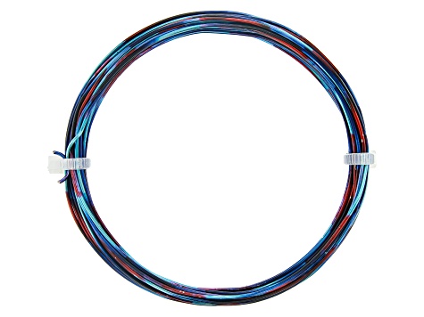 20 Gauge and 22 Gauge Dark Blue, Light Blue, and Red Multi-Color Wire Appx 55 Feet