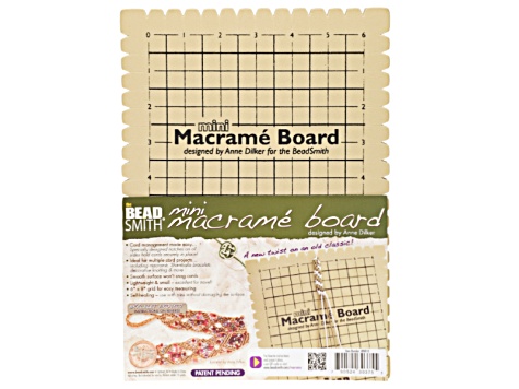 30 Pieces Macrame Board and Pins Knotting Creations Beadsmith