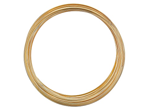 Memory Wire Kit for Bracelets and Rings in Gold Tone