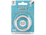 Wire Tarnish Resistance Soft Temper 21G Square Silver appx 4yd
