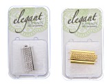 4 Piece Beadslide Clasp Kit Assorted Tone, Styles And Sizes