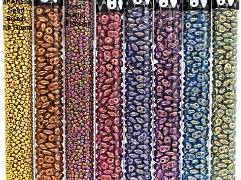 Beadweaving Two-Hole Herringbone Kit in Halo Shimmer
