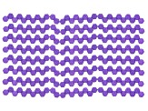 Honeycomb 6mm Glass Beads in Laser Silk Violet Web Appx 240 Beads
