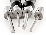 4-Piece Mandrel Set With Handles incl 2x3mm & 3x4.5mm Oval And 4mm & 6mm  Triangle