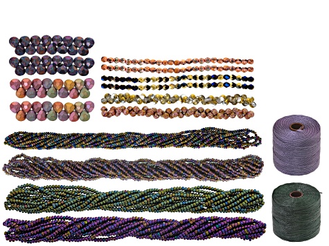 7-Warp Fill The Gap Supply & Project Kit in Violet Rainbow & Jet Iris Luster