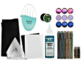 Bead Embroidery Basics & Beyond Supply Kit Beading Foundation, Beads, Glue, Ultrasuede and Needles