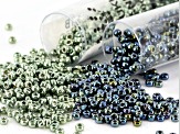 Bead Embroidery Basics & Beyond Supply Kit Beading Foundation, Beads, Glue, Ultrasuede and Needles