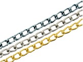 Aluminum Chain Kit in Assorted Sizes & Tones 10 Pieces Total
