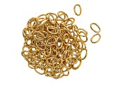 Magnetic Clasp Appx 6mm Set of 72 and Appx 4x6mm Oval Jump Rings Appx 288 in Silver Tone & Gold Tone
