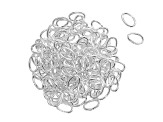Magnetic Clasp Appx 6mm Set of 72 and Appx 4x6mm Oval Jump Rings Appx 288 in Silver Tone & Gold Tone