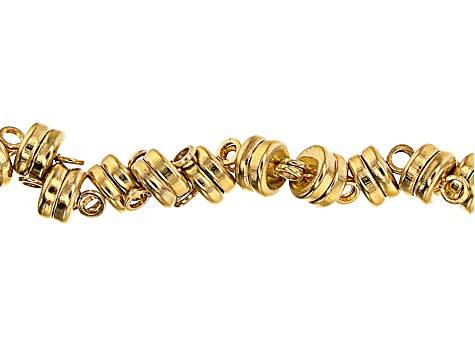 Magnetic Clasp Appx 6mm Set of 72 and Appx 4x6mm Oval Jump Rings Appx 288 in Silver Tone & Gold Tone