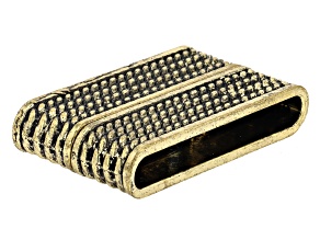 Magnetic Clasp Appx 38x20mm in Antiqued Brass Tone