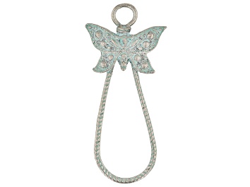 Picture of Vintaj Butterfly Drop Focal in Antiqued Silver Tone Designed by Jess Lincoln