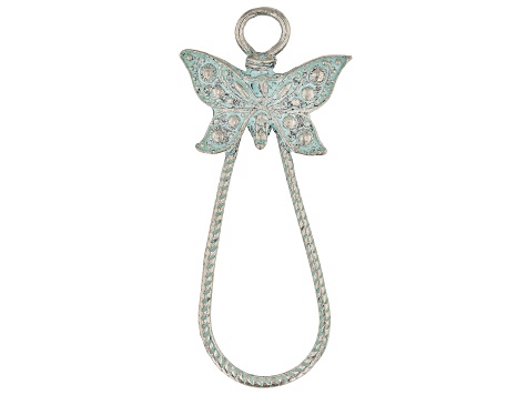 Vintaj Butterfly Drop Focal in Antiqued Silver Tone Designed by Jess Lincoln