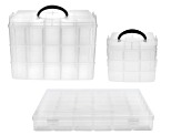 3 Piece Organizer Set with Adjustable Compartments