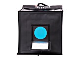 Portable Photography Studio Tent with LED Lights, 4 Backdrops, and Power Adapter with Storage Case