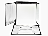 Portable Photography Studio Tent with LED Lights, 4 Backdrops, and Power Adapter with Storage Case