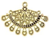 Turkish Inspired Filigree Focal and Chandelier Component Kit in 5 Designs 18 Pieces Total