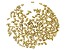 Metal Bead Set in Gold Tone Includes 3 Assorted Styles Appx 180 Pieces Total.