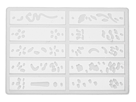 Fancy Shape Silicone Mold for Resin Set of 2