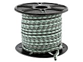 Round Cotton Braided Cord in Sea Foam and Gray Appx 3mm in Diameter Appx 10m in length