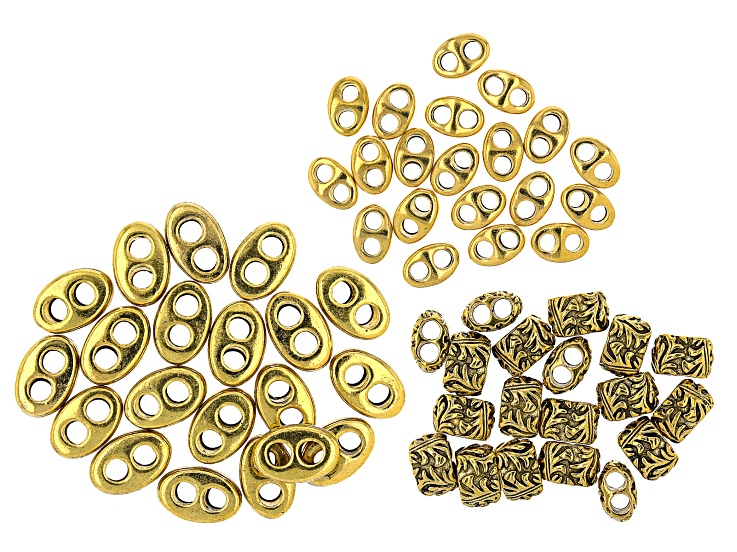 4mm 18k Solid Yellow Gold Fancy Textured Rondelle Spacer Beads (20 pieces)  2 inches long Strand