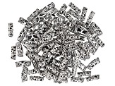 Tube Bead Kit in 3 Styles in Antiqued Silver Tone Appx 88 Pieces Total