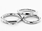 Large Spring Ring Clasp Kit in Silver Tone in 3 Styles 12 Pieces Total
