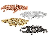 Soft Flex Crimp Tubes in 4 Metal Types Appx 400 Pieces Total