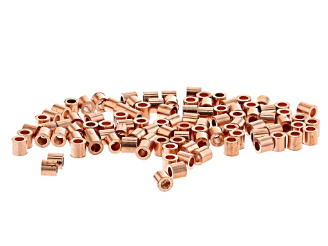 Soft Flex Crimp Tubes in 4 Metal Types Appx 400 Pieces Total