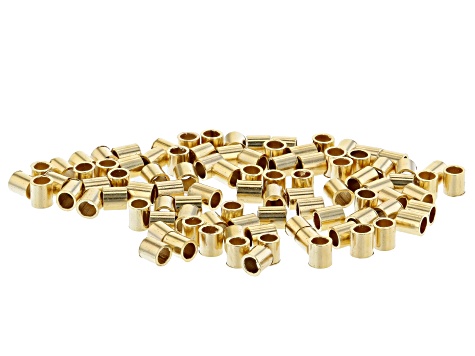 Soft Flex Crimp Tubes in 4 Metal Types Appx 400 Pieces Total