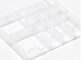2 Pieces Storage Organizer Kit with Adjustable Compartments