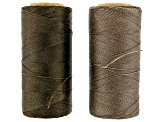 Wax Cord Appx 0.5mm Kit in Moonlit Brown and Medium Gray Appx 720 Yards Total