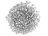 Crystal Dangle Component Kit in 3 Sizes in Silver Tone Appx 500 Pieces Total