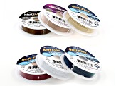 Soft Flex 19-Strand and 49-Strand Beading Wire Set of 6 in Assorted Colors