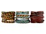 Braided Leather Cord Kit in 3 Patterns Appx 6 meters Total